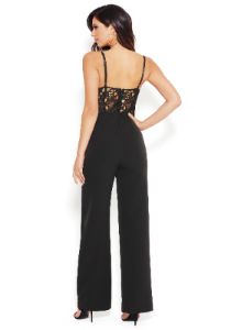 Embroidered Lace Jumpsuit sold by Bebe
