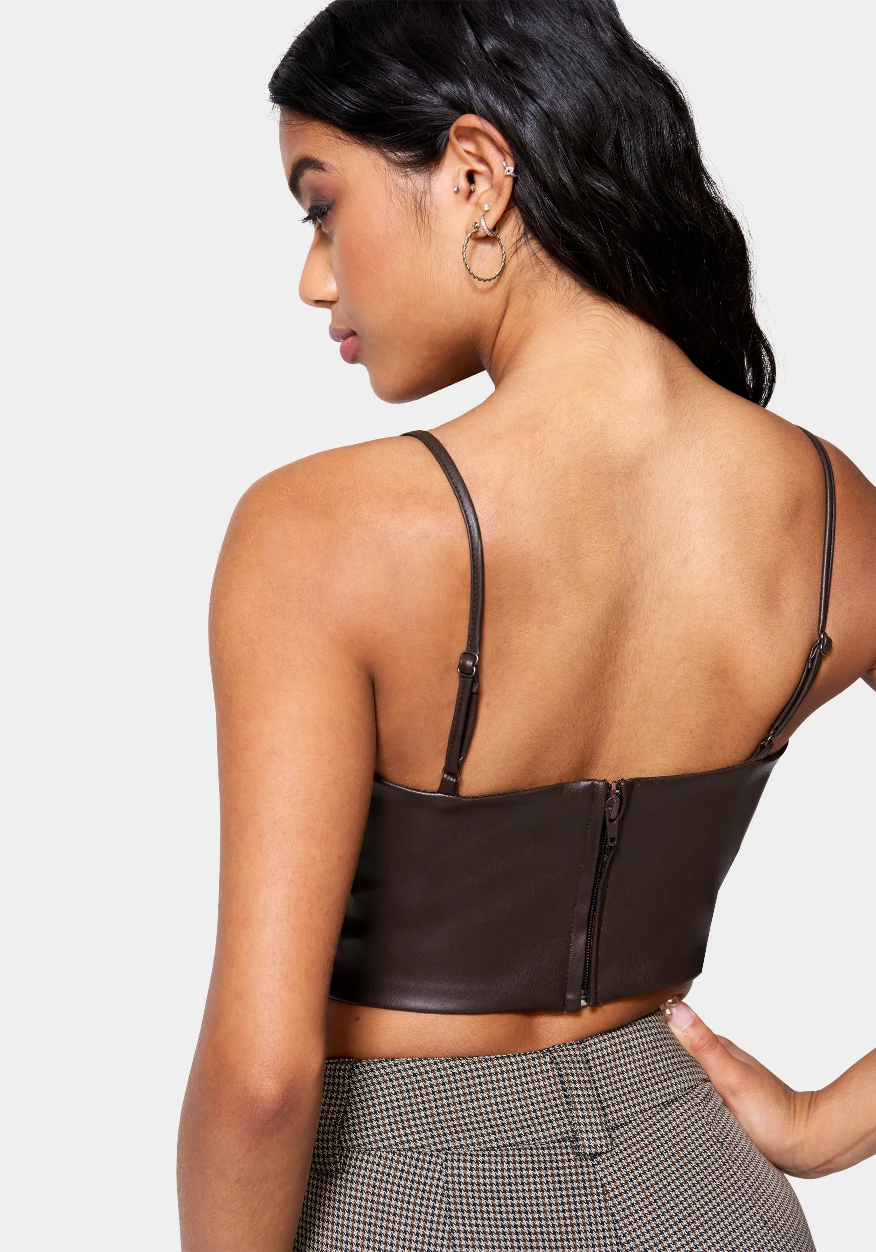 Vegan Leather Bustier sold by Bebe product image thumbnail 3