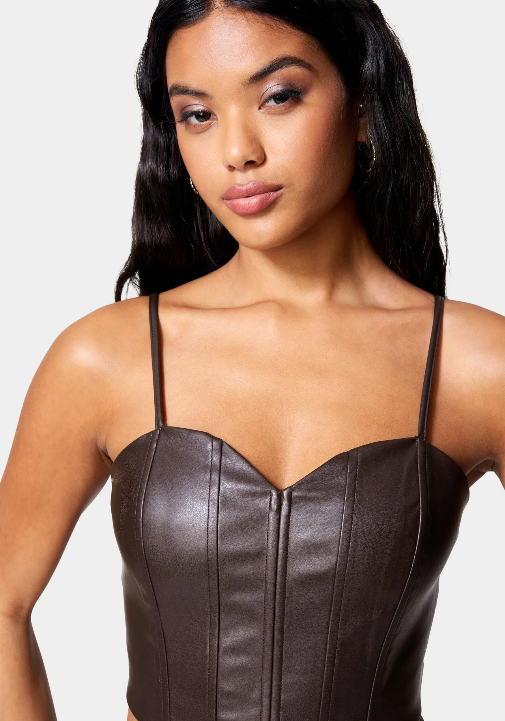 Vegan Leather Bustier sold by Bebe product image thumbnail 4