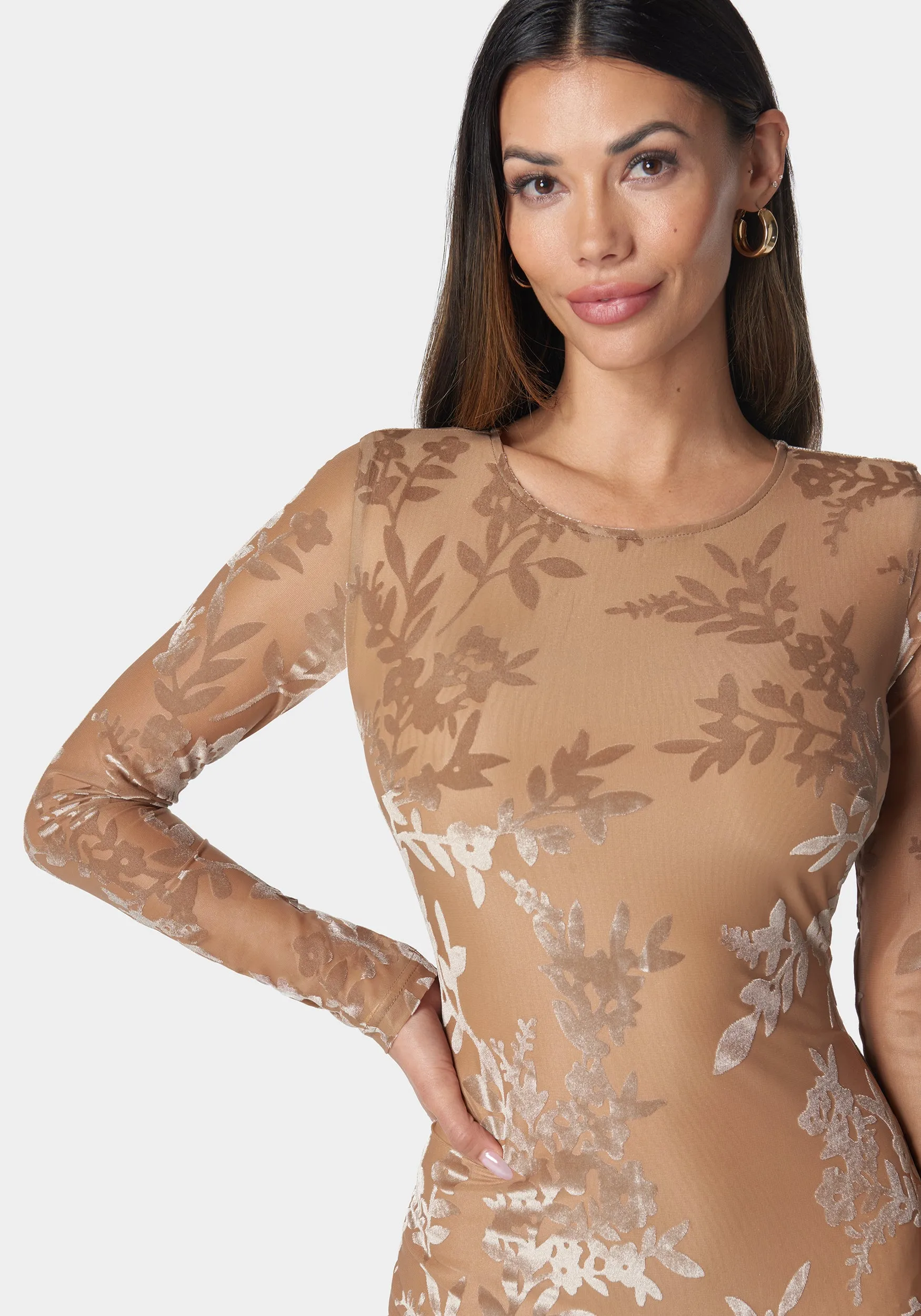 Burnout Midi Dress sold by Bebe product image thumbnail 4