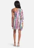One Shoulder Printed Flowy Dress sold by Bebe