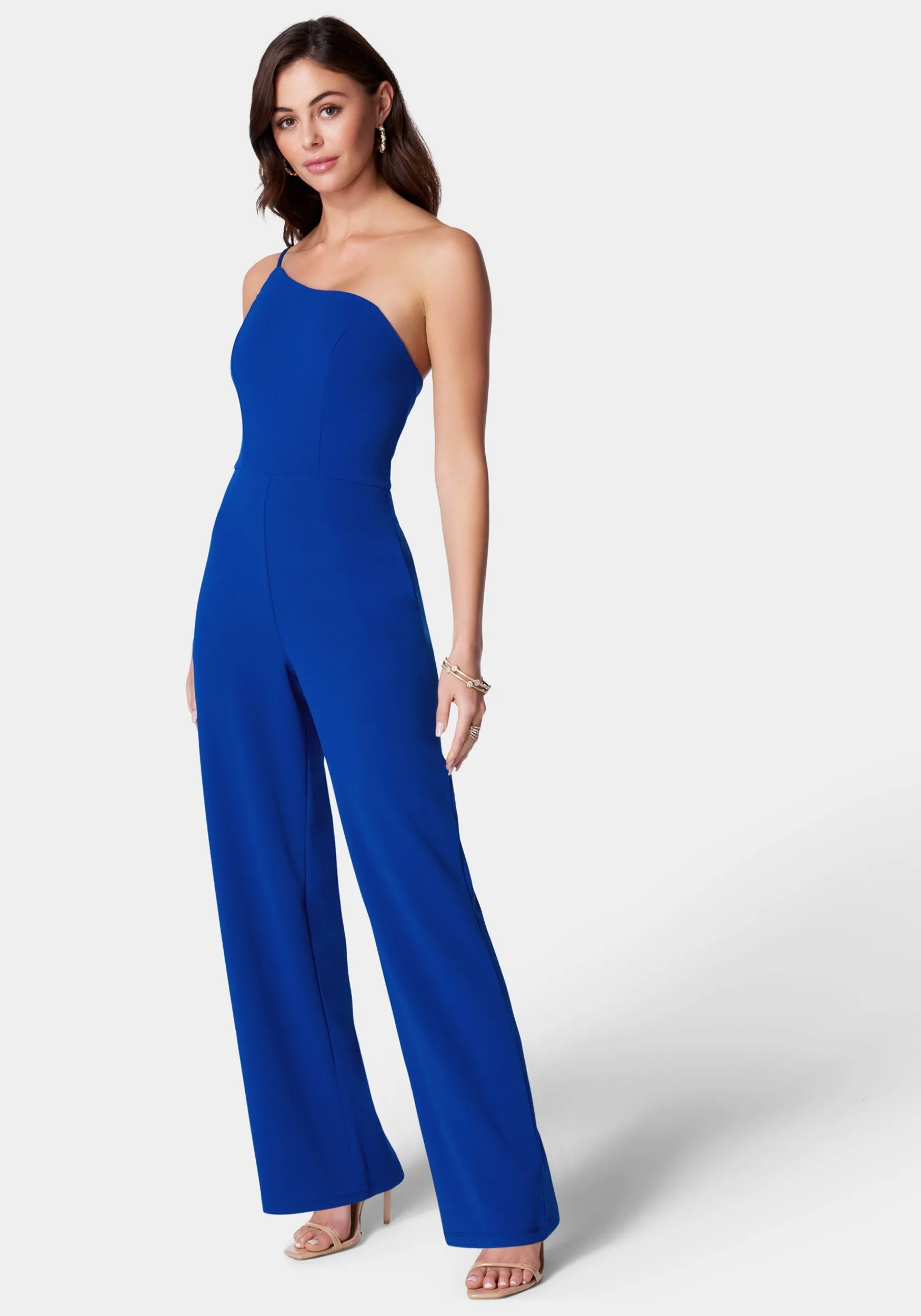 One Shoulder Core Jumpsuit sold by Bebe product image thumbnail 2