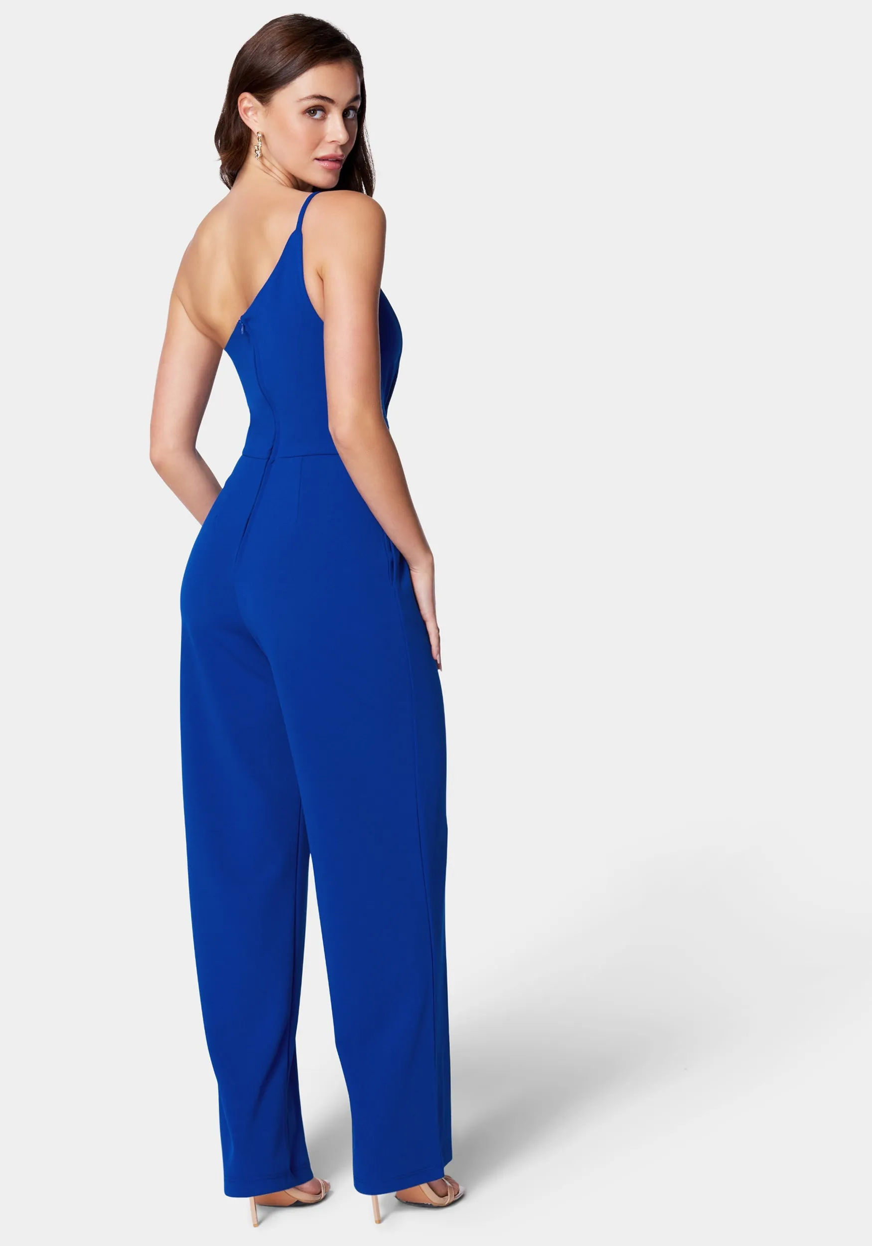 One Shoulder Core Jumpsuit sold by Bebe product image thumbnail 3