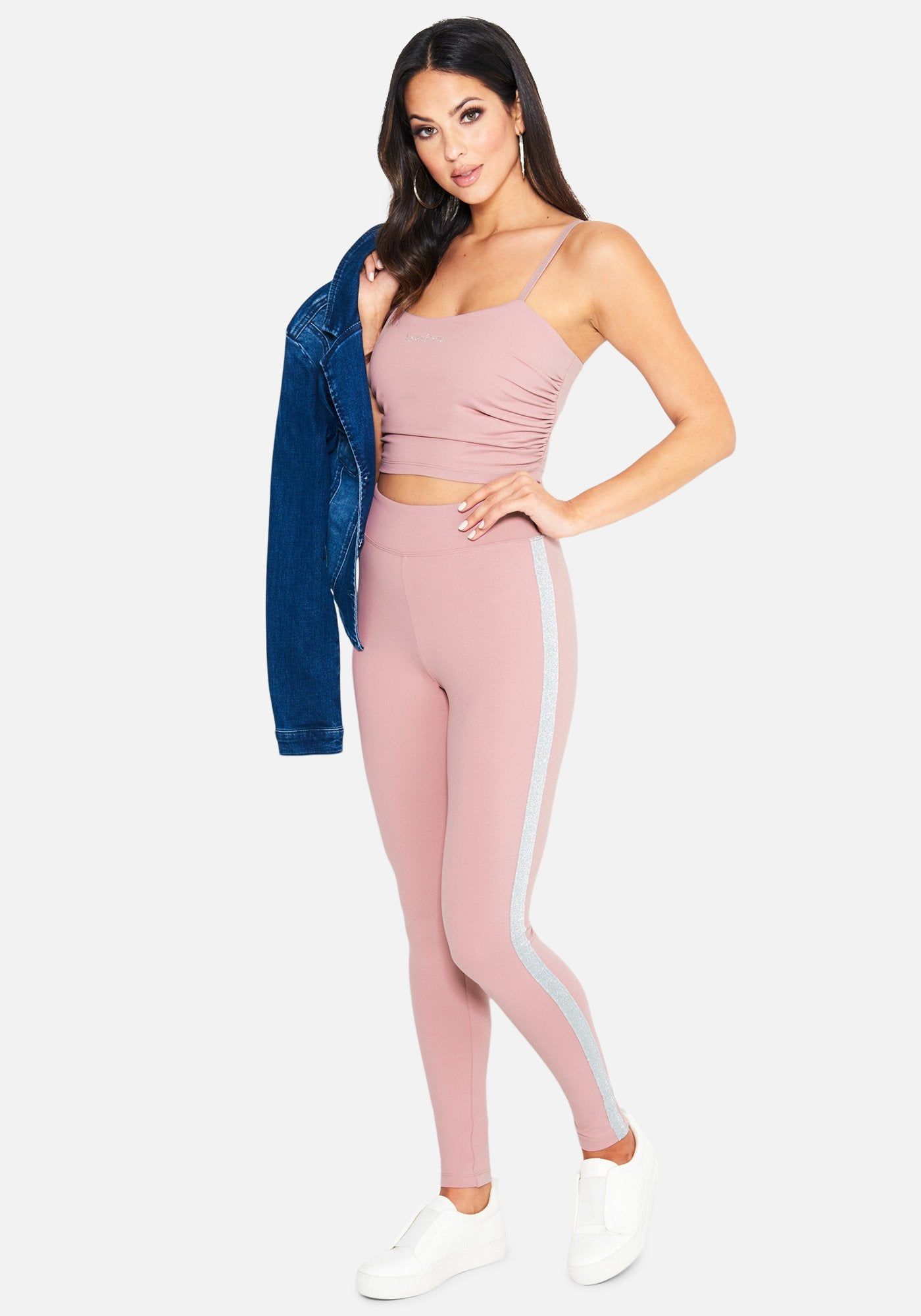 Sparkle Side Taping Legging sold by Bebe product image thumbnail 2