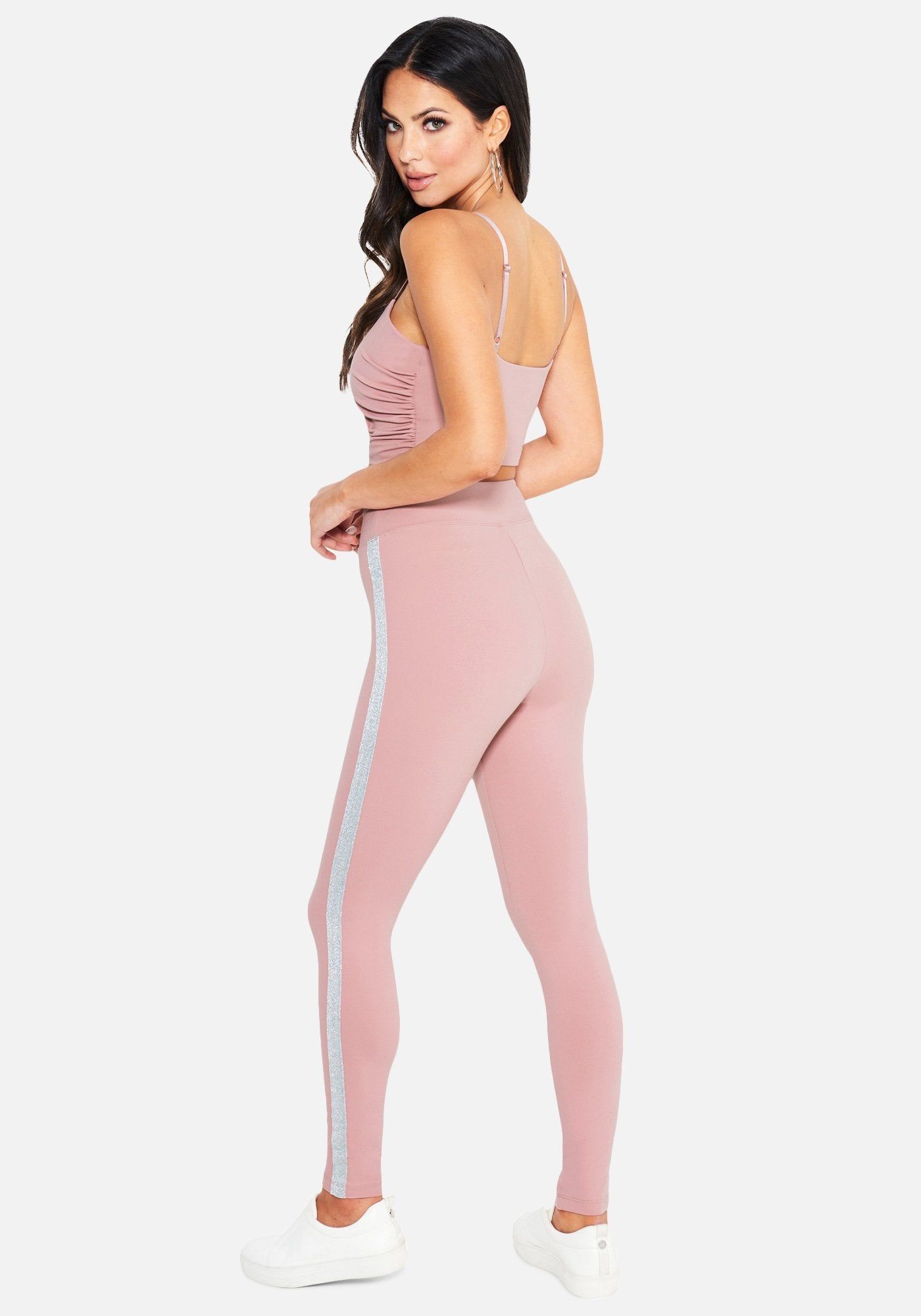 Sparkle Side Taping Legging sold by Bebe product image thumbnail 3