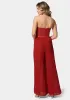 Bustier Pleated Wide Leg Jumpsuit sold by Bebe