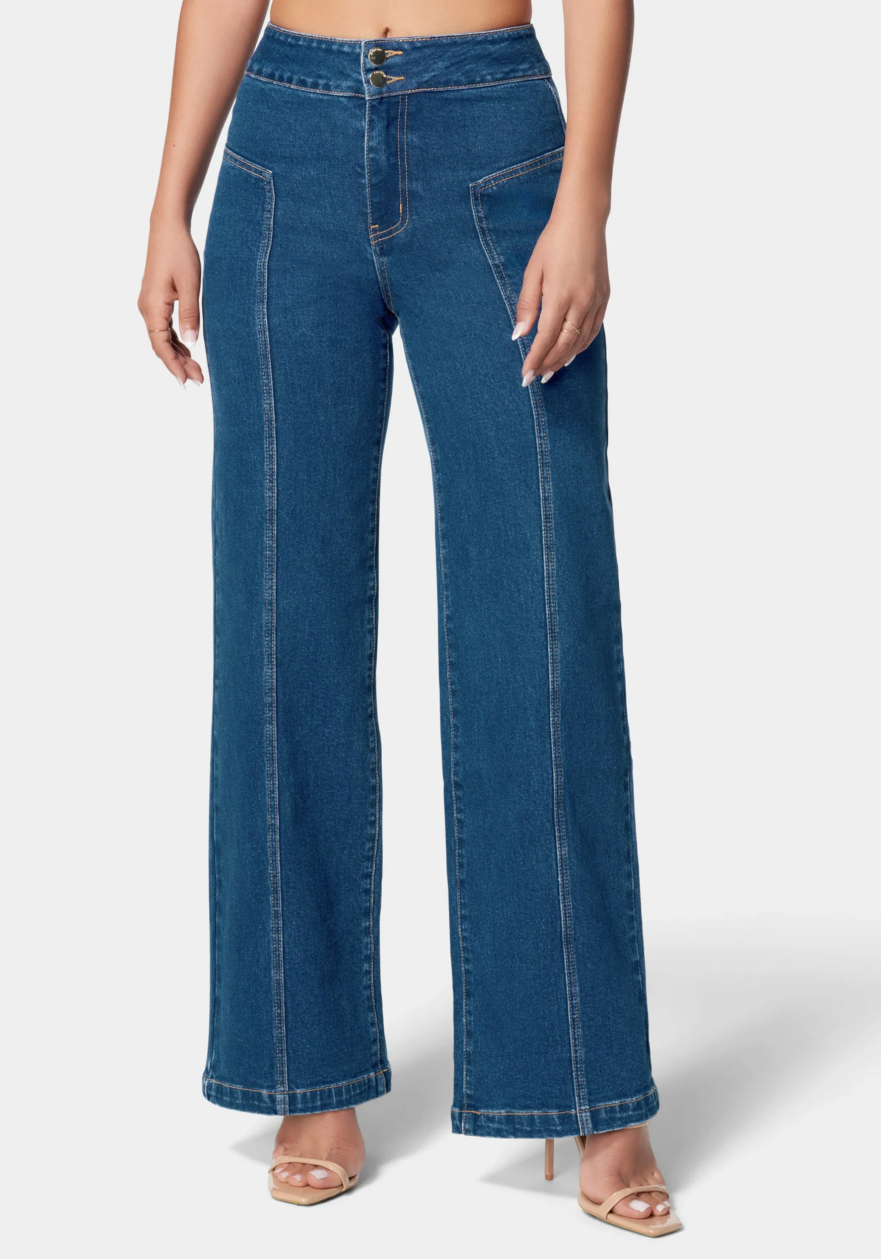High Waist Wide Leg Jean sold by Bebe
