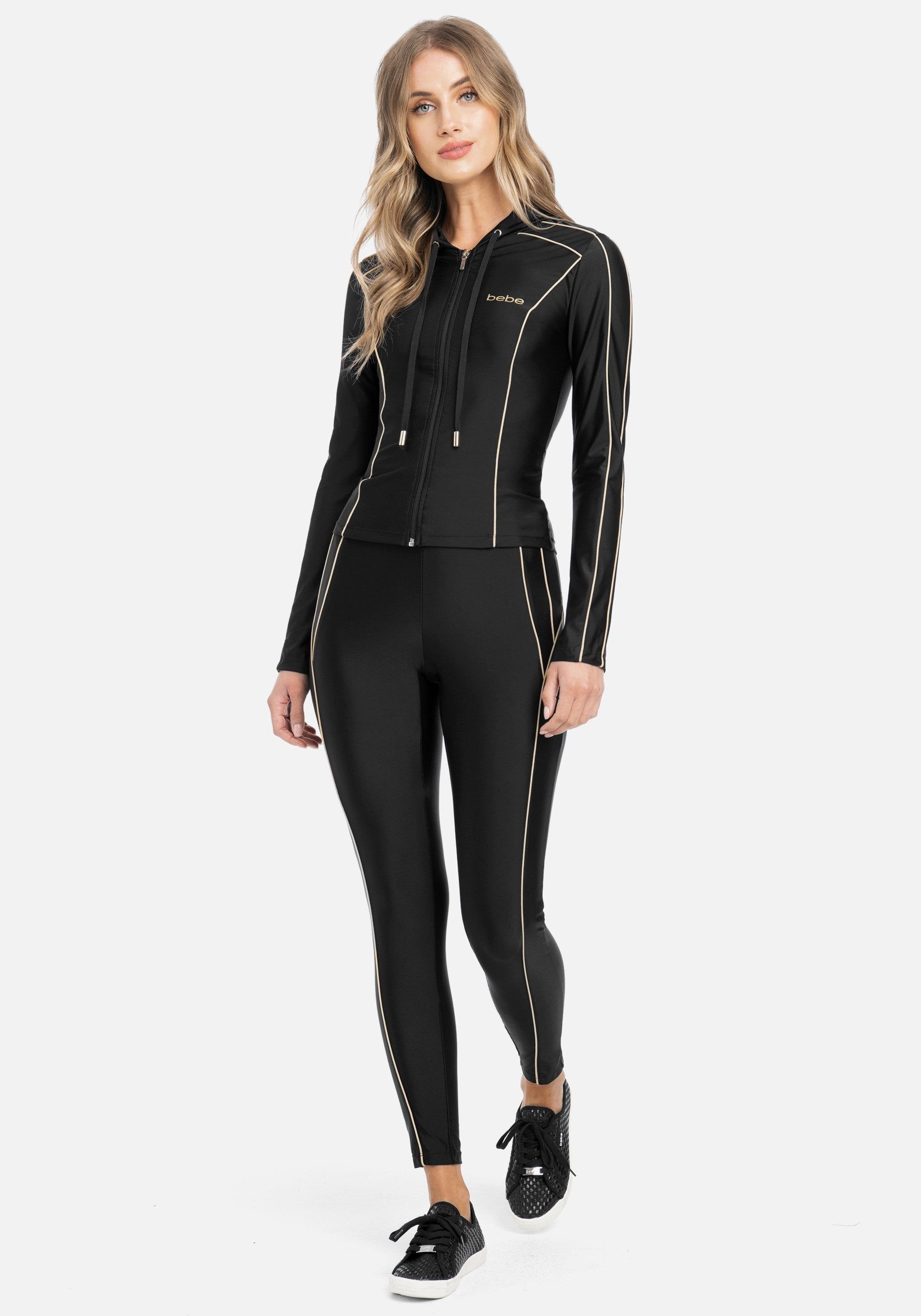 Bebe Logo Stitch Contrast Jacket sold by Bebe product image thumbnail 4