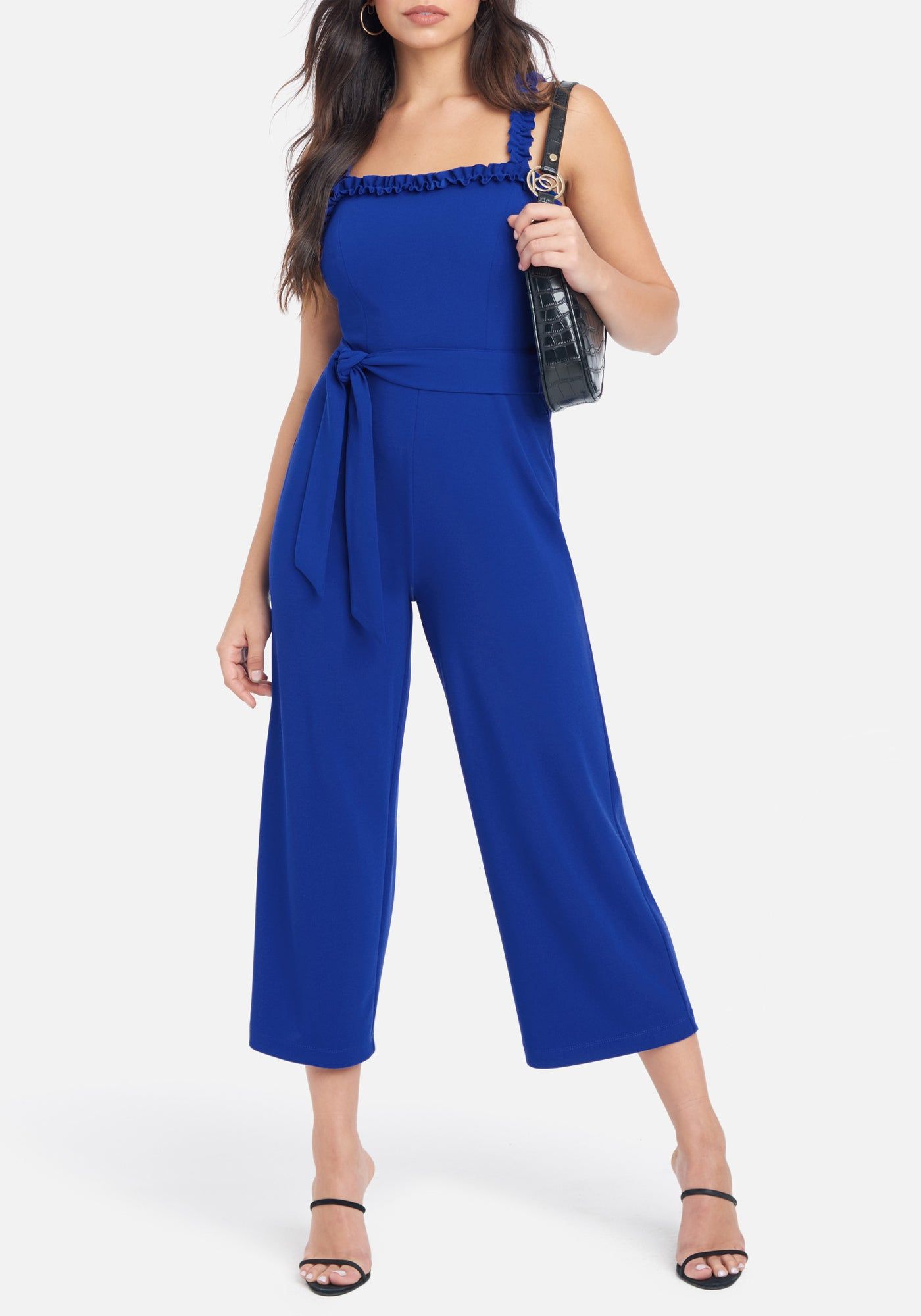 Waist Tie Culotte Jumpsuit sold by Bebe