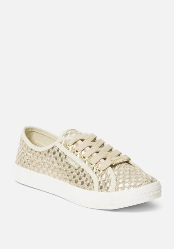 Dorey Basketweave Sneakers sold by Bebe