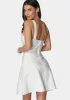 Luxe Bandage Square Neck Fit & Flare Dress sold by Bebe