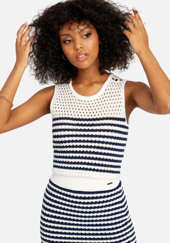 Snap Shoulder Sweater Top sold by Bebe