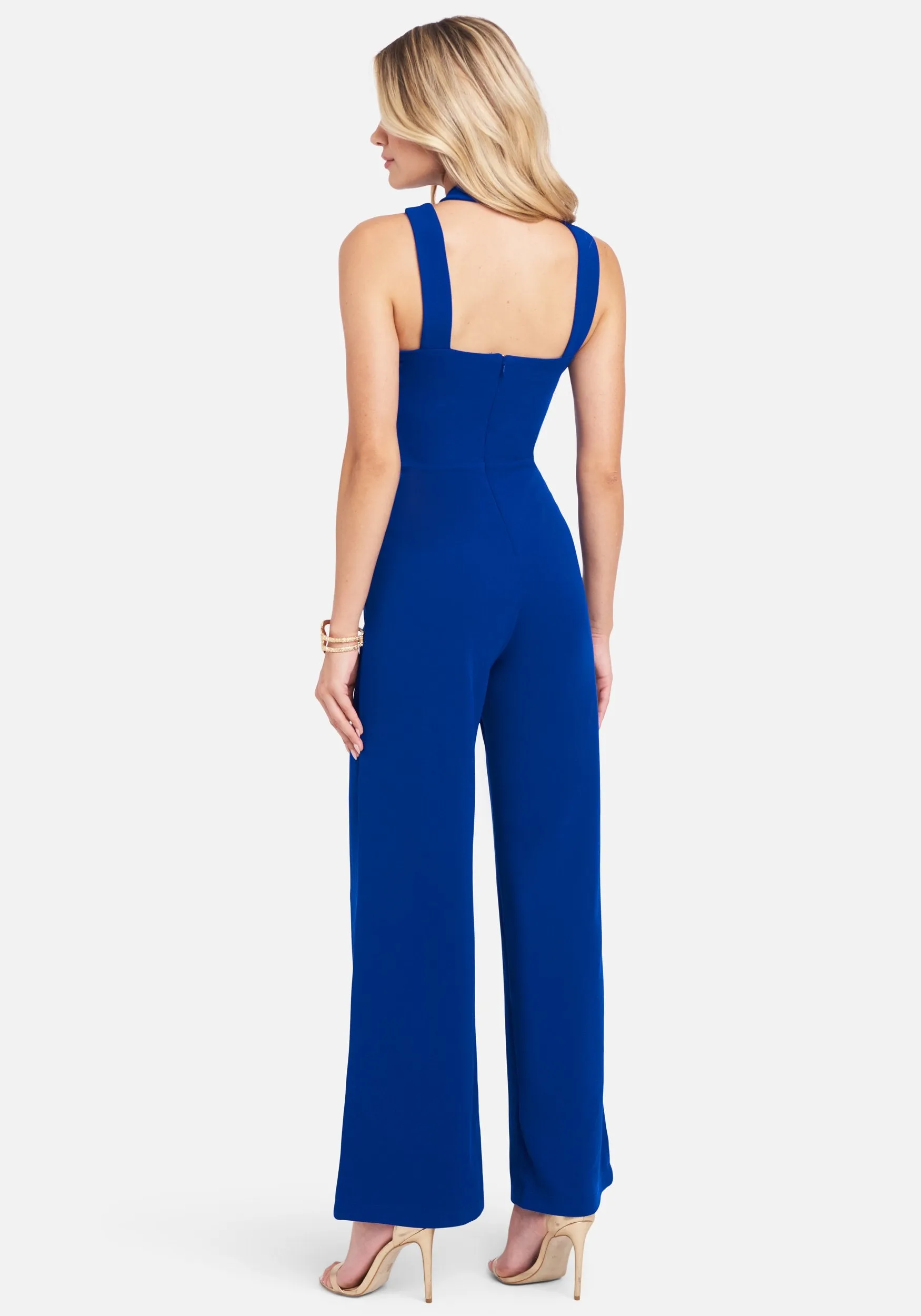 Wide Leg Halter Jumpsuit sold by Bebe product image thumbnail 2