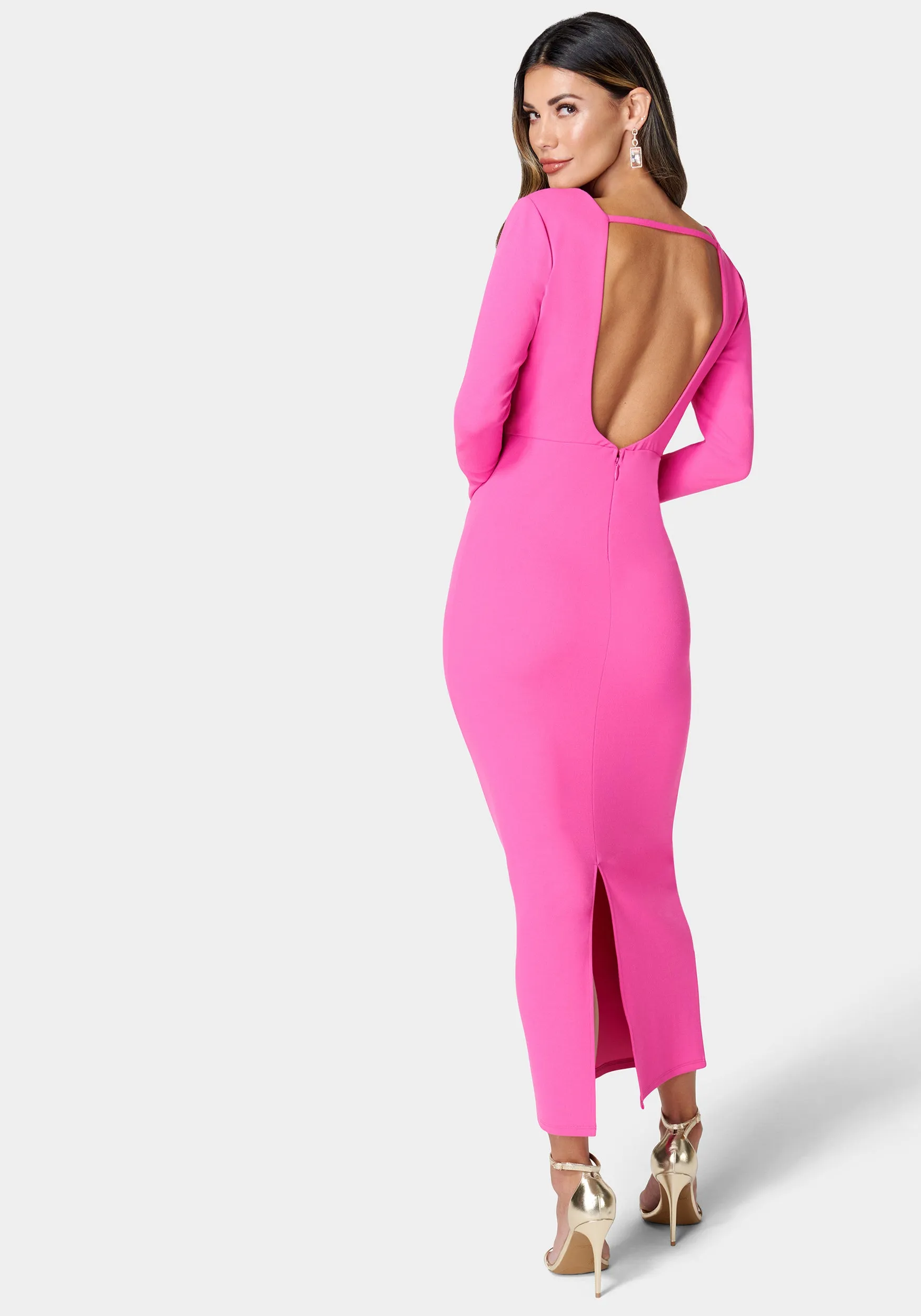 Open Back Ankle Dress sold by Bebe product image thumbnail 3