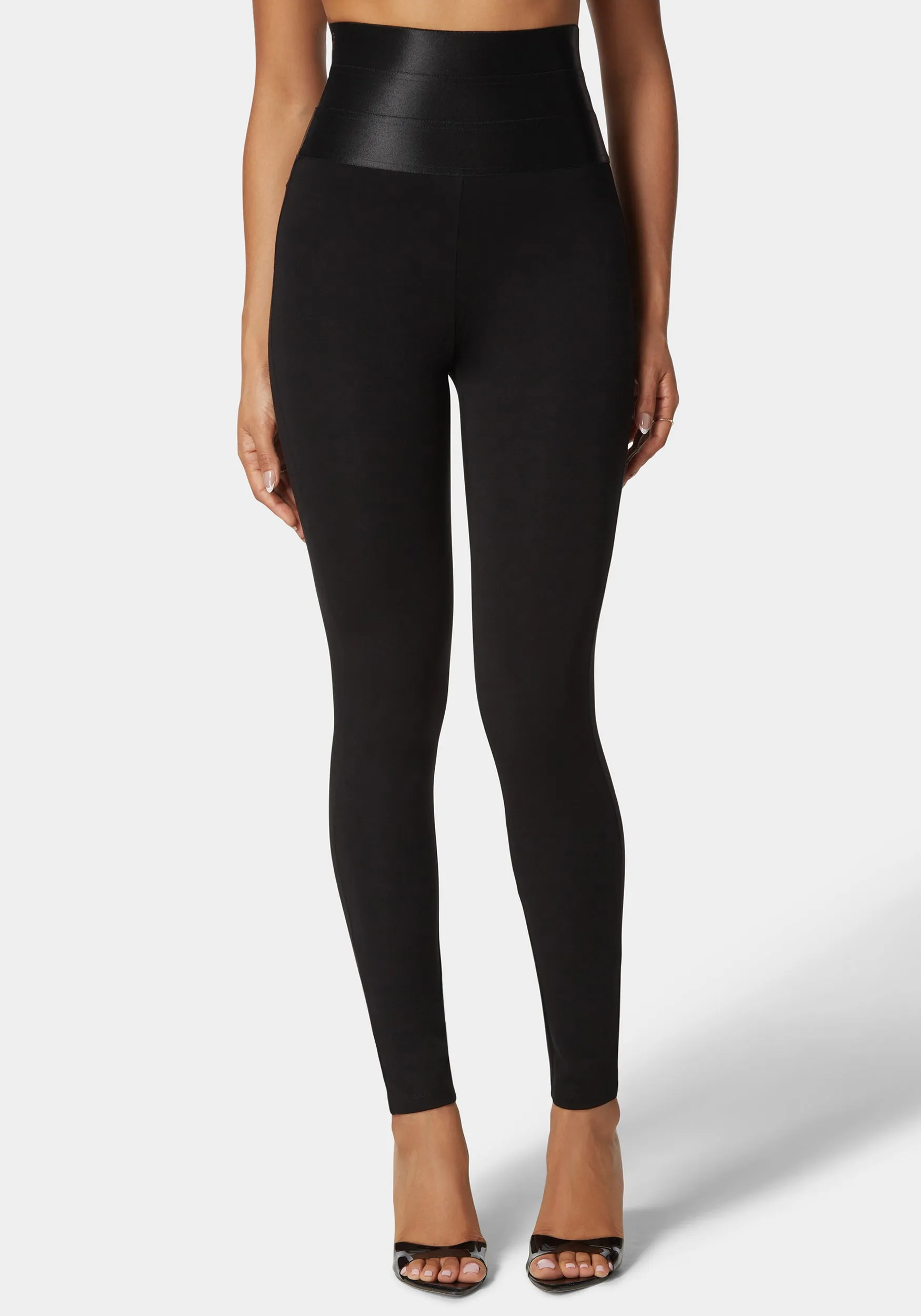 Satiny High Waist Leggings sold by Bebe product image thumbnail 2