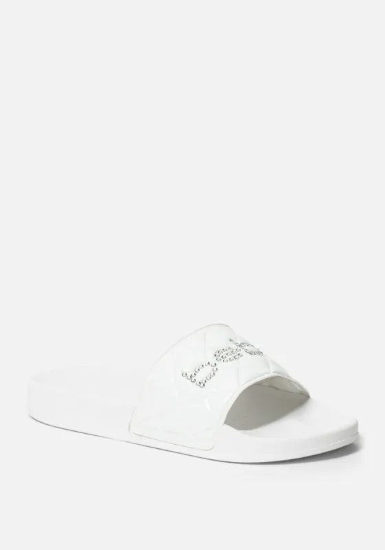 Felka Quilted Slides sold by Bebe