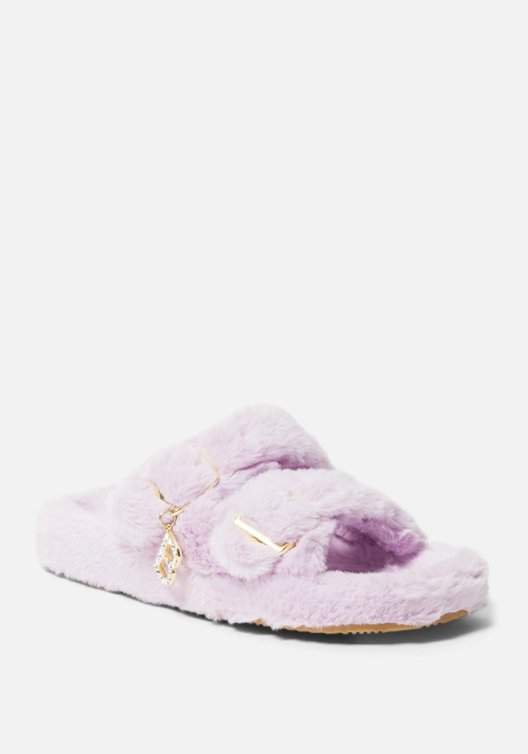 Fanny Faux Fur Slippers sold by Bebe