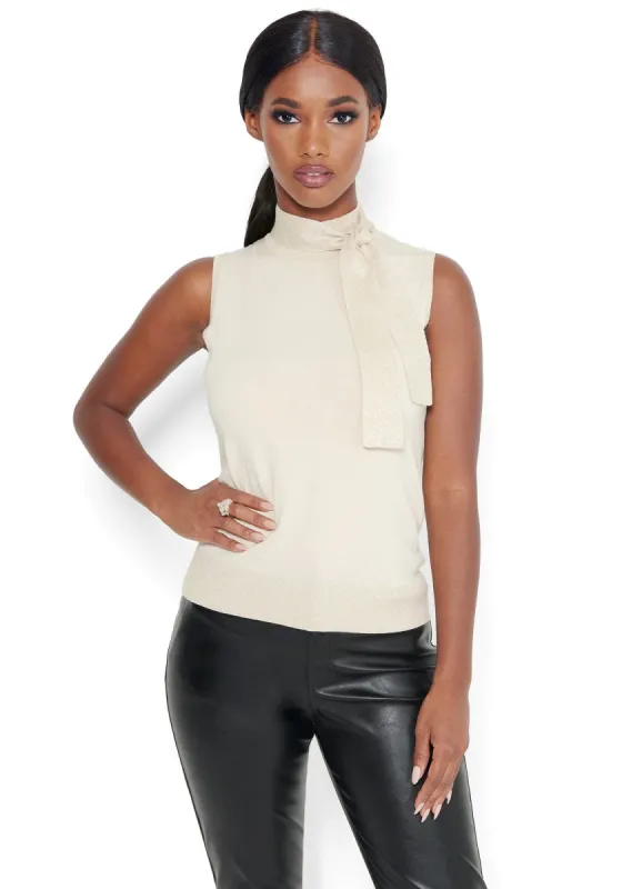 Tie Neck Sweater sold by Bebe