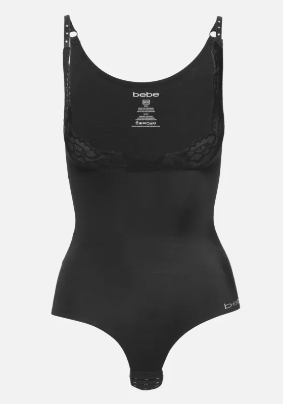 Lace Mesh Bodysuit sold by Bebe