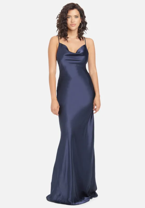 Cowl Neck Maxi Slip Dress sold by Bebe