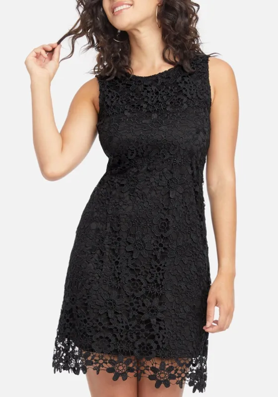 Allover Sleeveless Lace Dress sold by Bebe