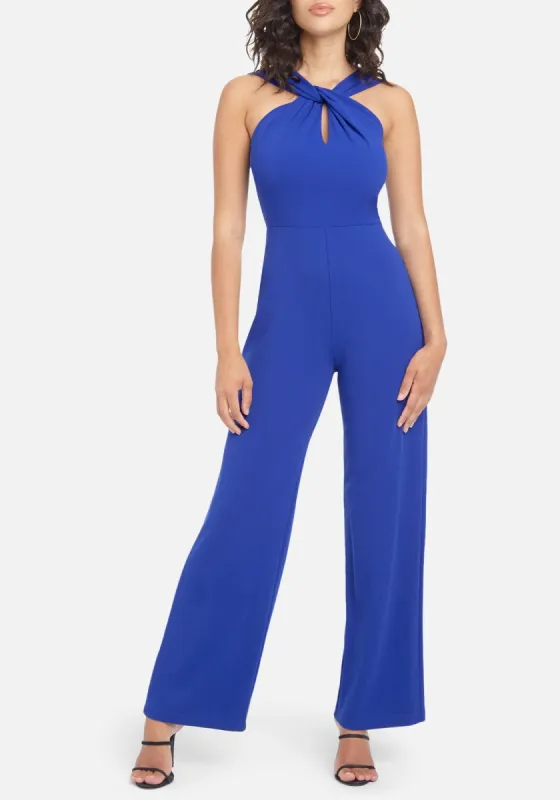 Keyhole Halter Neck Jumpsuit sold by Bebe