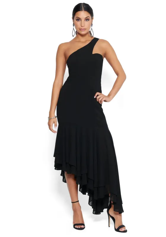 One Shoulder Gown sold by Bebe