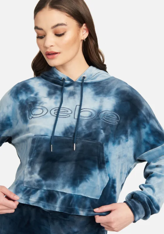 Bebe Logo Plush Hoodie sold by Bebe