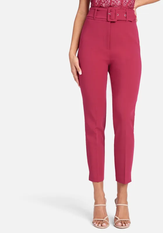 High Waist Woven Cigarette Pant sold by Bebe
