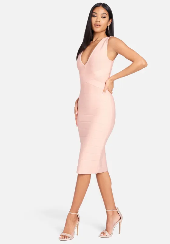 Bandage Midi Dress sold by Bebe
