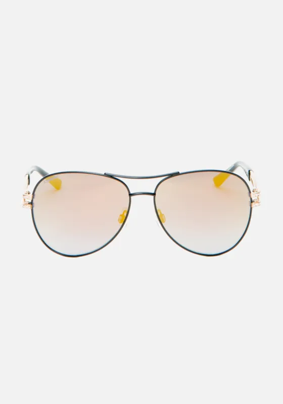 Crisscross Aviators sold by Bebe
