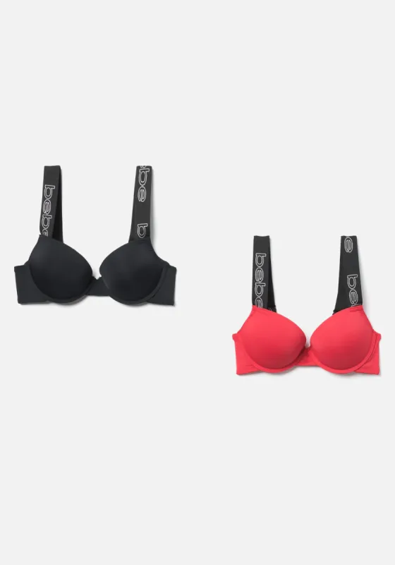 Bebe Push Up Micro Bra 2 Pack sold by Bebe