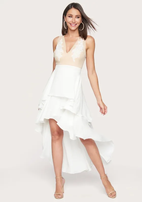Embroidered Hi Lo Dress sold by Bebe