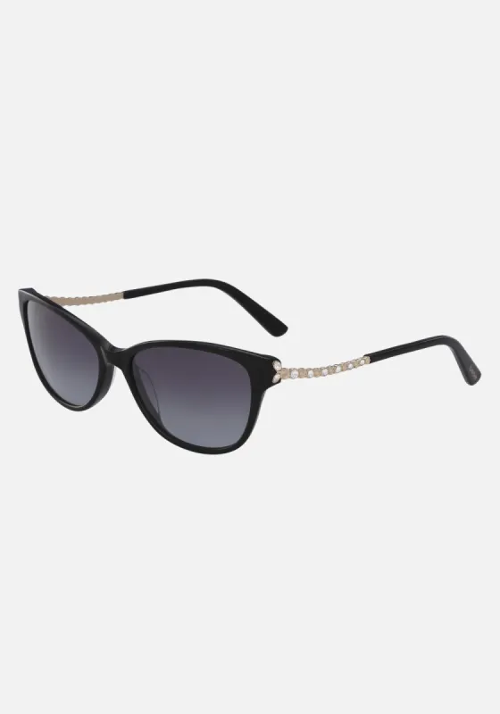 Cat-Eye Crystal Sunglasses sold by Bebe