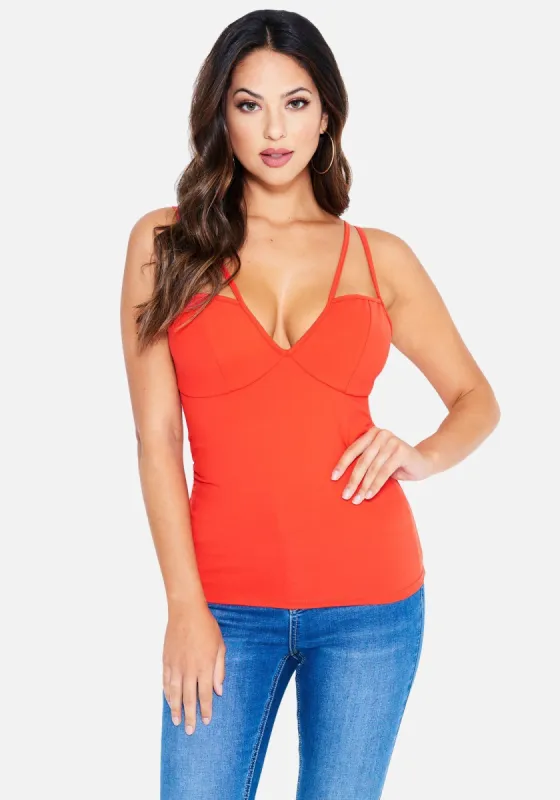 Lya Ruched Knit Top sold by Bebe