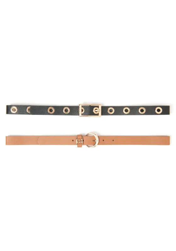 2 Pack Skinny Belt sold by Bebe