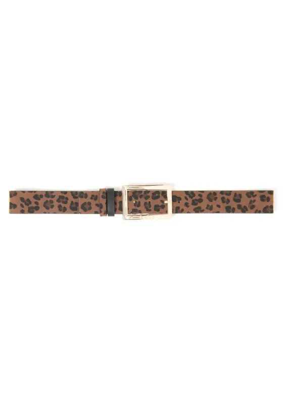 Leopard Reversible Belt sold by Bebe