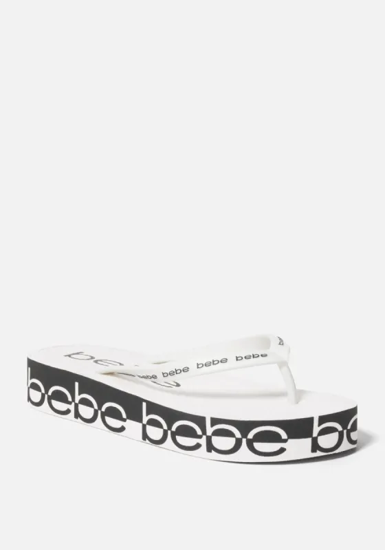 Peggy Platform Flip Flops sold by Bebe
