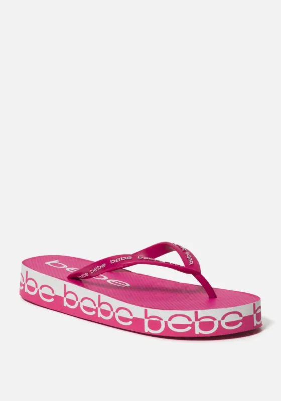 Peggy Platform Flip Flops sold by Bebe