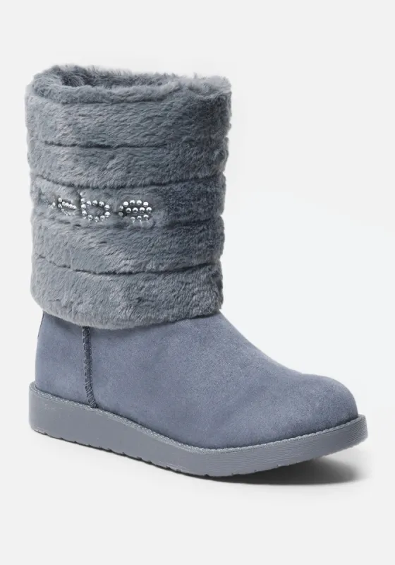 Laurely Faux Shearling Booties made by Bebe