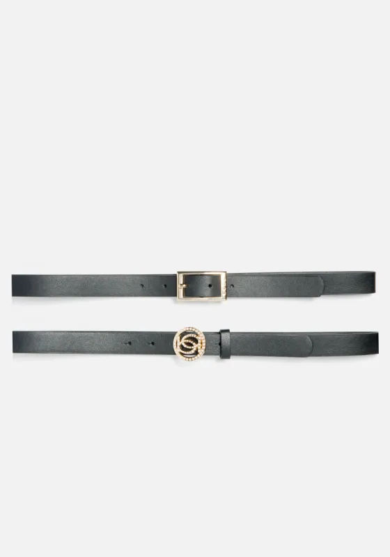 Bebe Thin 2 Pack Belt sold by Bebe
