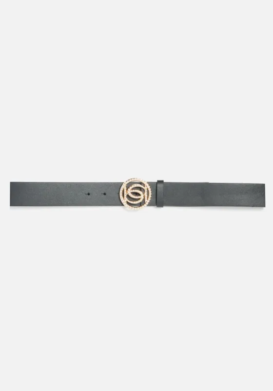Bebe Logo Gold Clasp Belt sold by Bebe