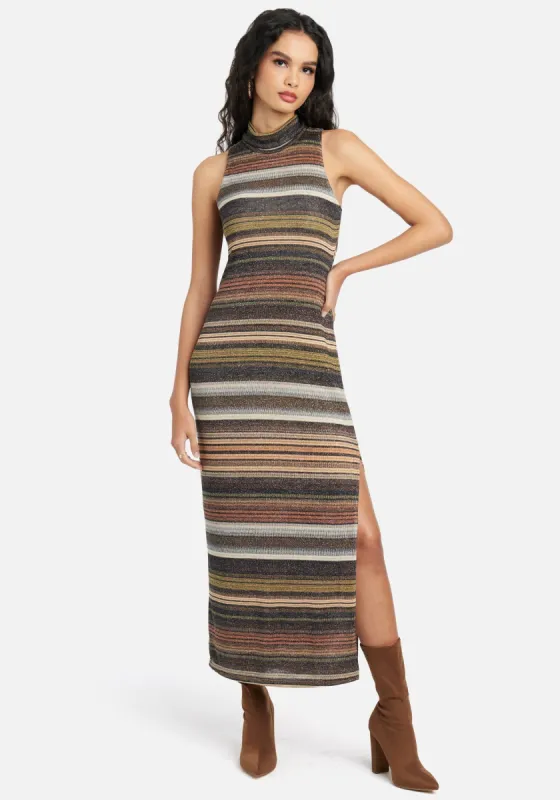 Stripe Maxi Dress sold by Bebe