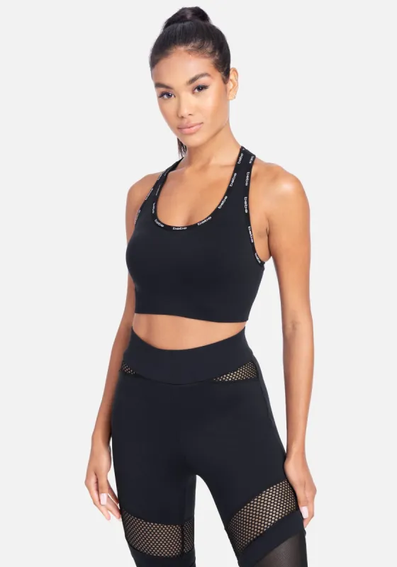 Bebe Sport Mini Logo Sports Bra sold by Bebe