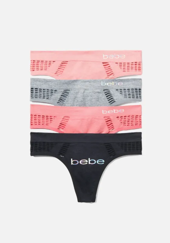 Tag Free Seamless Thong Set sold by Bebe