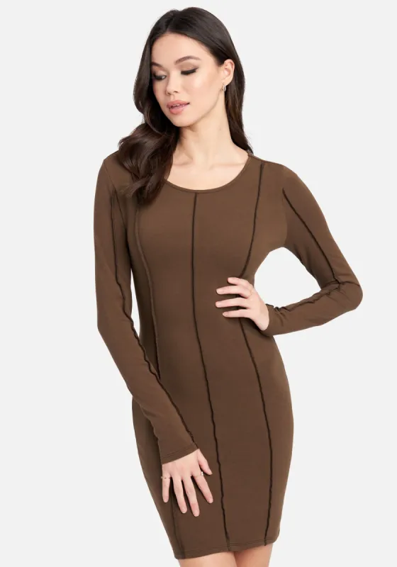 Seam Detail Bodycon Dress sold by Bebe