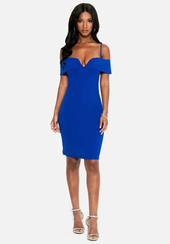 Off Shoulder Sweetheart Dress sold by Bebe