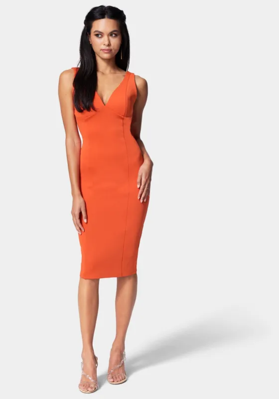 Low Back Midi Dress sold by Bebe