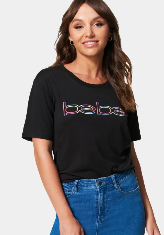 Bebe Logo Outline Top sold by Bebe