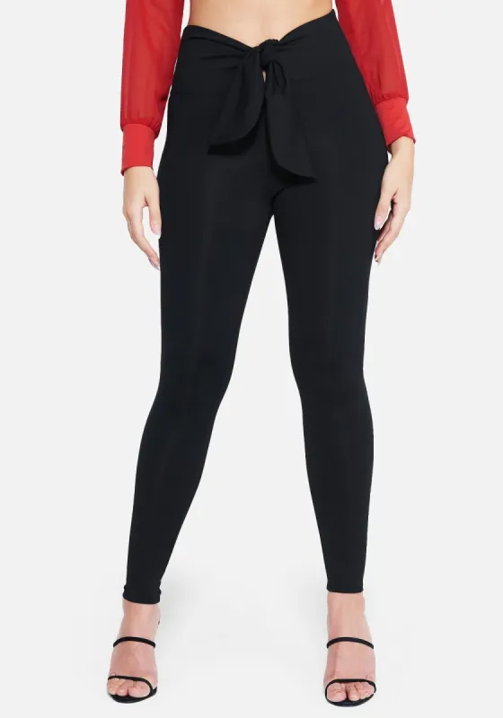 Tie High Waist Leggings sold by Bebe